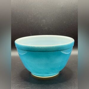 Vintage C. 1940s Pyrex Primary Blue Ovenware Bowl, Nesting Bowl, Mixing Bowl